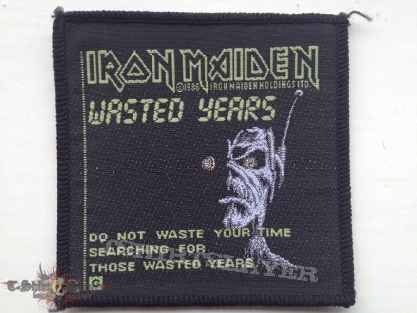 Patch - Wasted years original. (not for sale or trade)