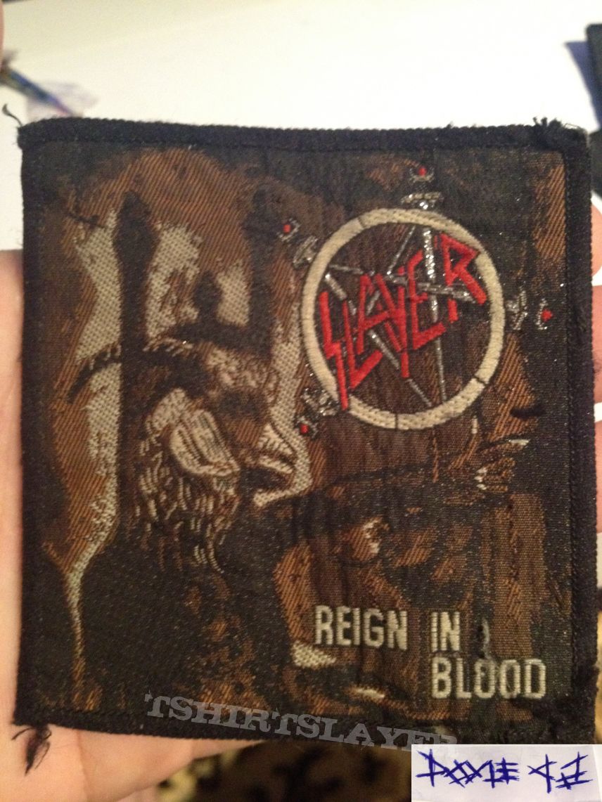 Patch - Slayer Reign In Blood Patch. (not for sale or trade)