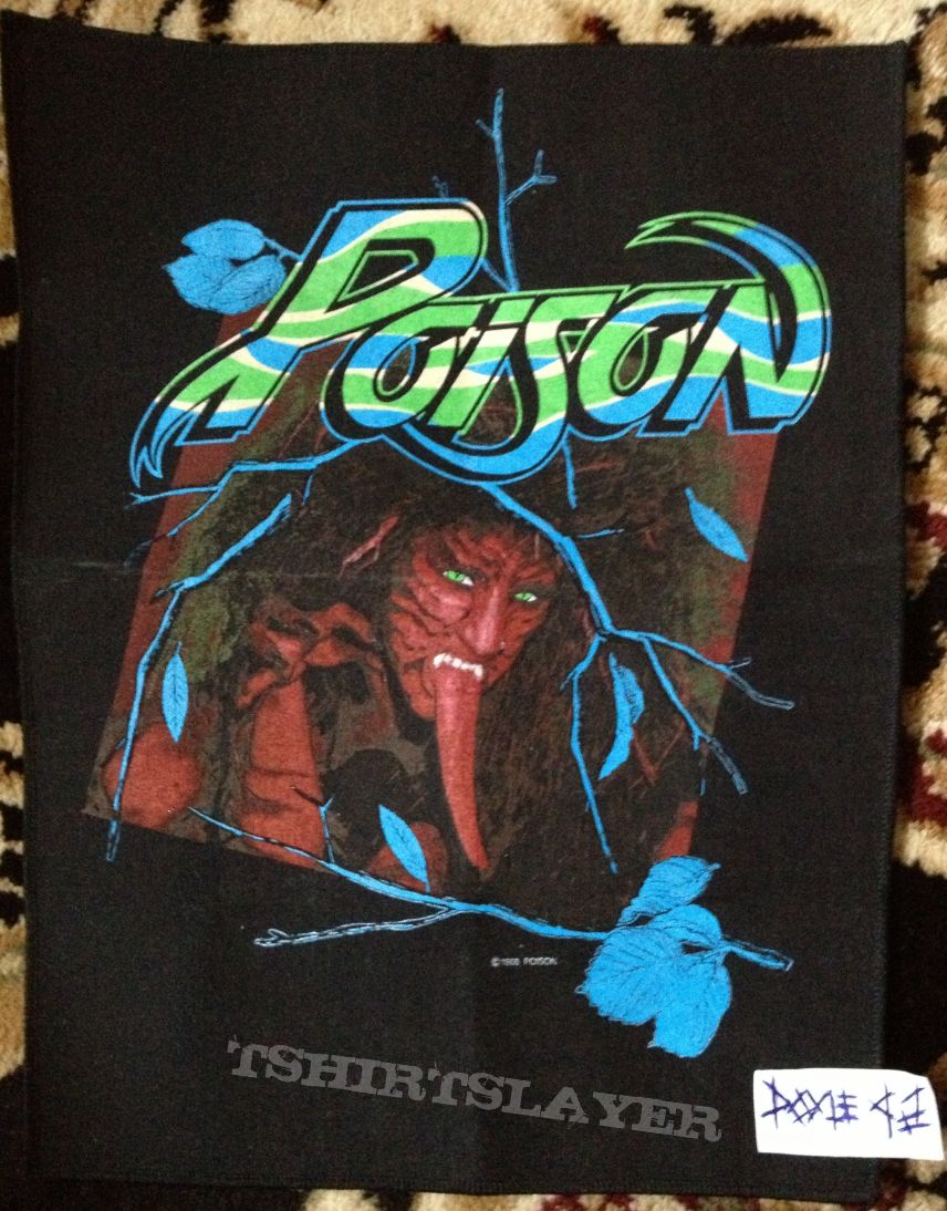 Patch - Poison - Open Up And Say Ahh back patch for trade.