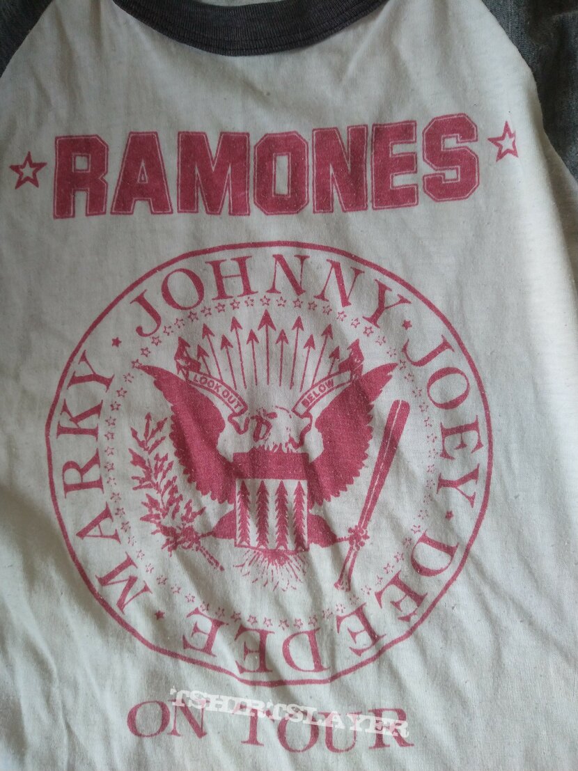 Ramones early 80s Dee Dee Marky raglan shirt authentic