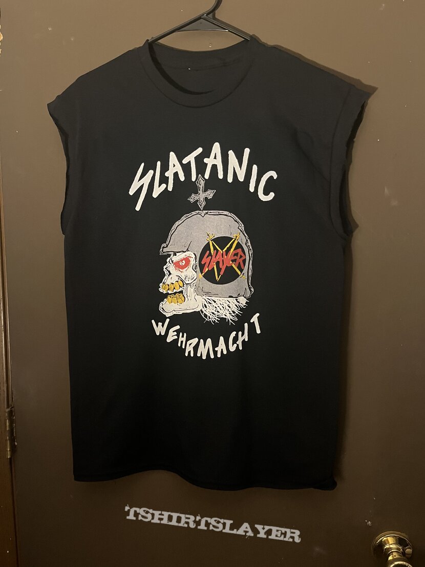 Slayer Slatanic Wehrmacht Shirt (Reprint No Backprint)