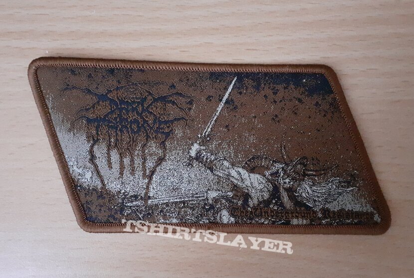 Darkthrone - The Underground Resistance patch (brown border)