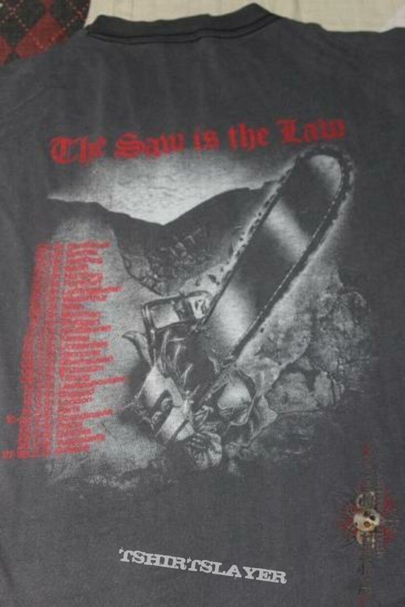 TShirt or Longsleeve - sodom the saw is the law 91 tour shirt