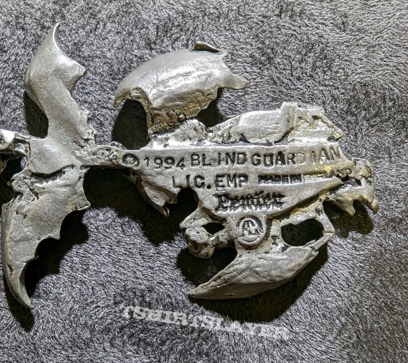 Blind Guardian - Dragon Guitar Pendant and Pin Blind Guardian - Dragon Guitar Pendant and Pin