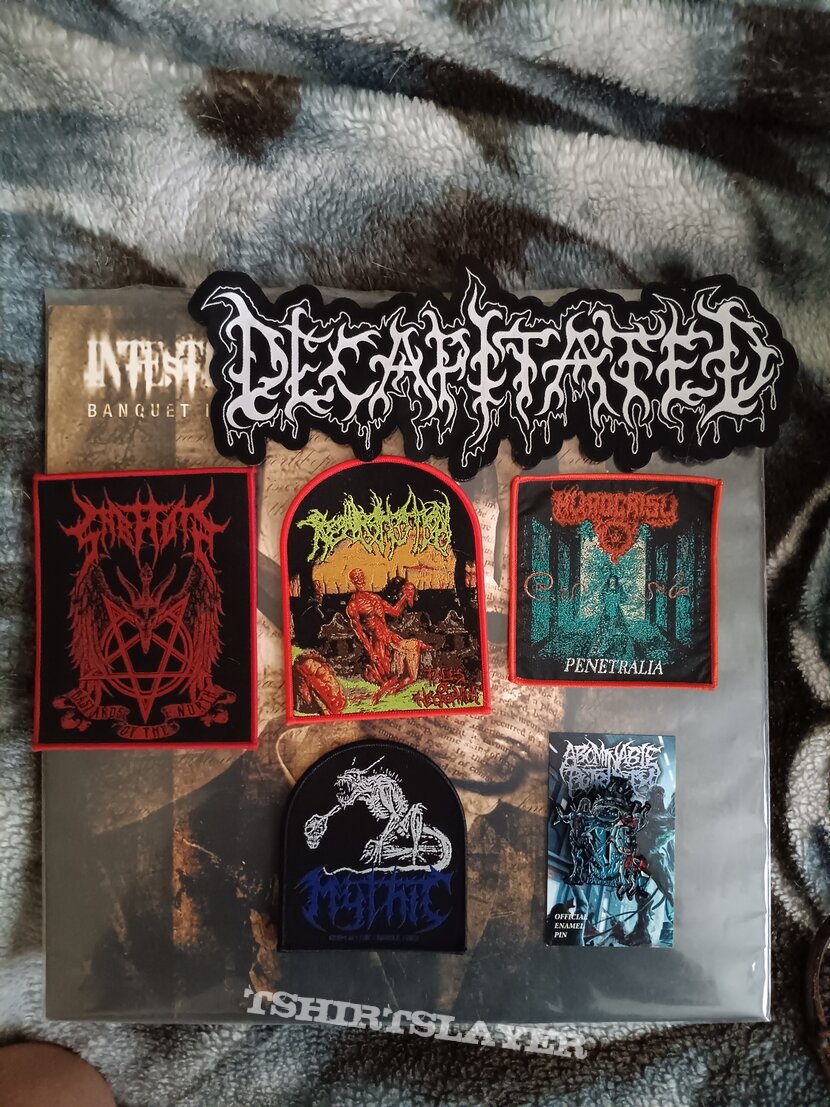 Decapitated Woven patches