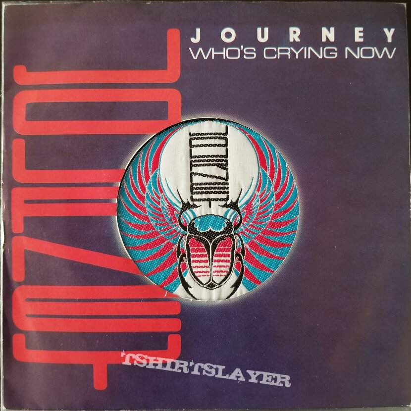 Journey &quot;Who&#039;s Crying Now&quot; 7-inch Single w/Patch