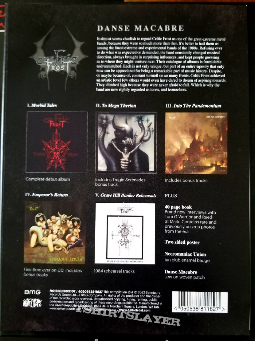 Celtic Frost &quot;Danse Macabre&quot; CD Box Set