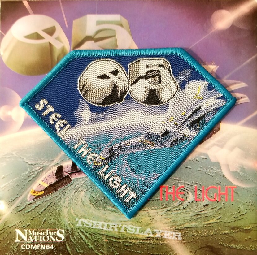 Q5 "When The Mirror Cracks/Steel The Light" CD And "Steel The Light" Patch