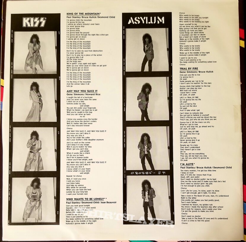 Kiss &quot;Asylum&quot; LP And Patch