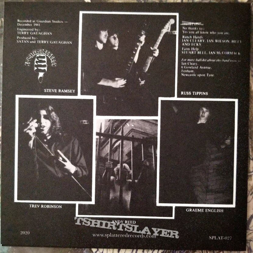 Satan &quot;Kiss Of Death/Heads Will Roll&quot; 7-inch Single Reissue. 