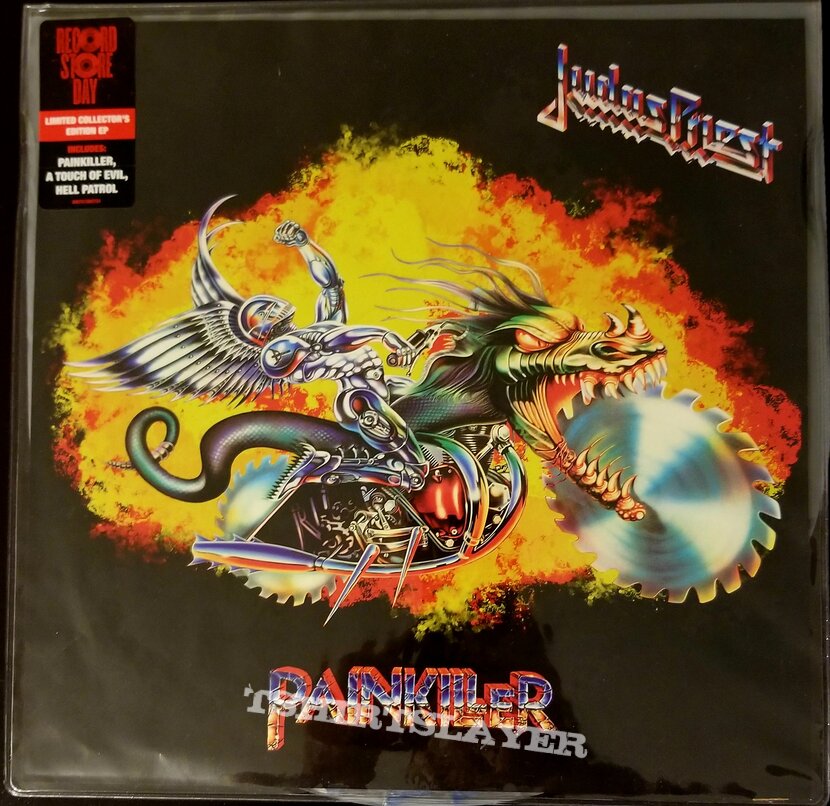 Judas Priest &quot;Painkiller&quot; 12-inch Shaped EP.