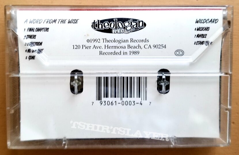 Pennywise &quot;Wildcard/A Word From The Wise&quot; Compilation Cassette Tape.