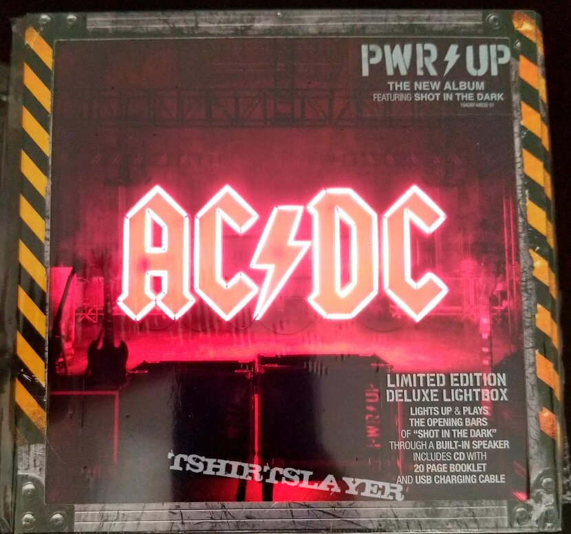 AC/DC &quot;PWR⚡UP&quot; Limited Edition Deluxe Lightbox CD Set.