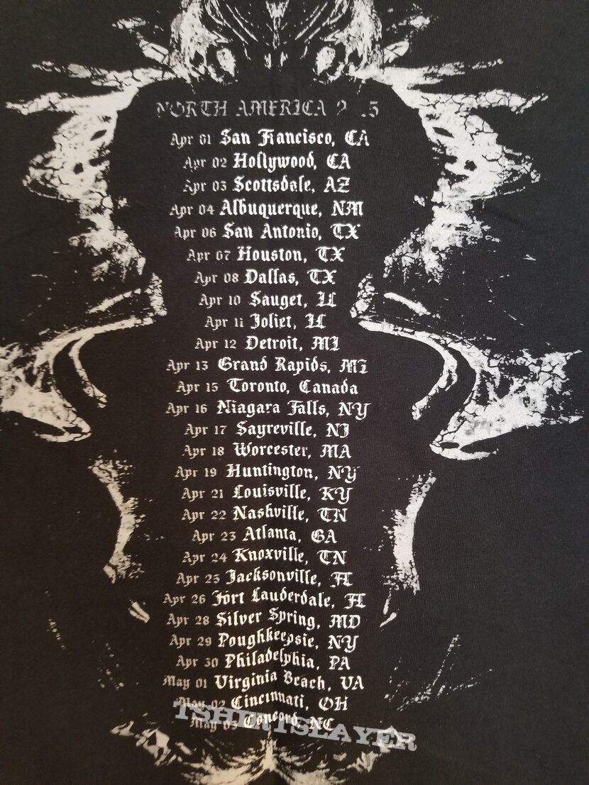 Testament &quot;Dark Roots Of Thrash&quot; Tour 2015 Shirt