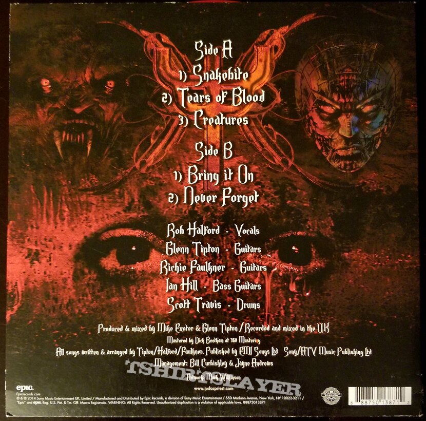 Judas Priest &quot;5 Souls&quot; 10-inch EP.