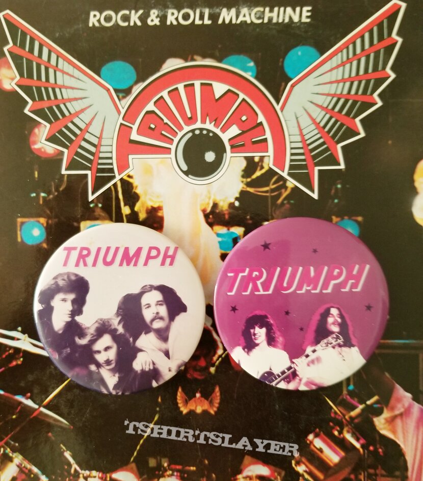 Original Triumph Promo Button Pins