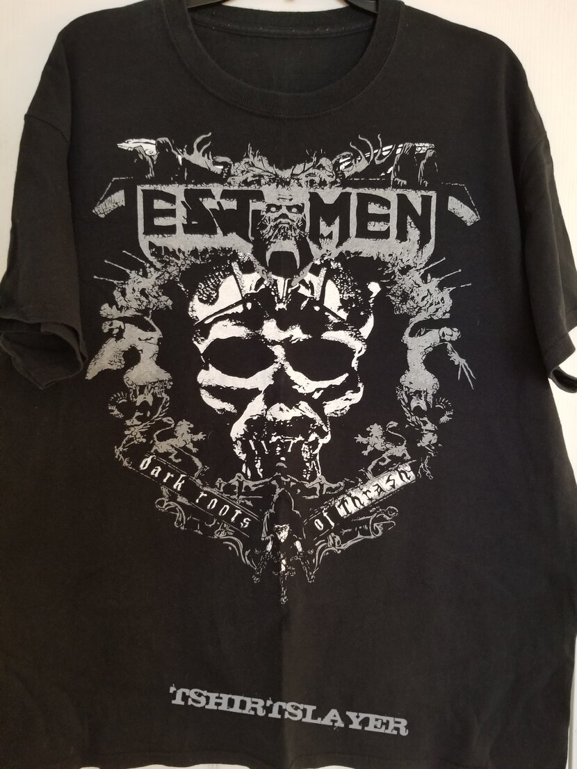 Testament &quot;Dark Roots Of Thrash&quot; Tour 2015 Shirt