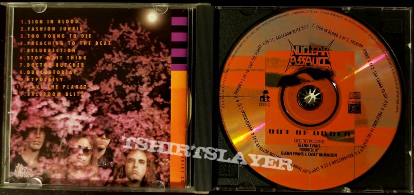 Nuclear Assault &quot;Out Of Order&quot; Promo CD.