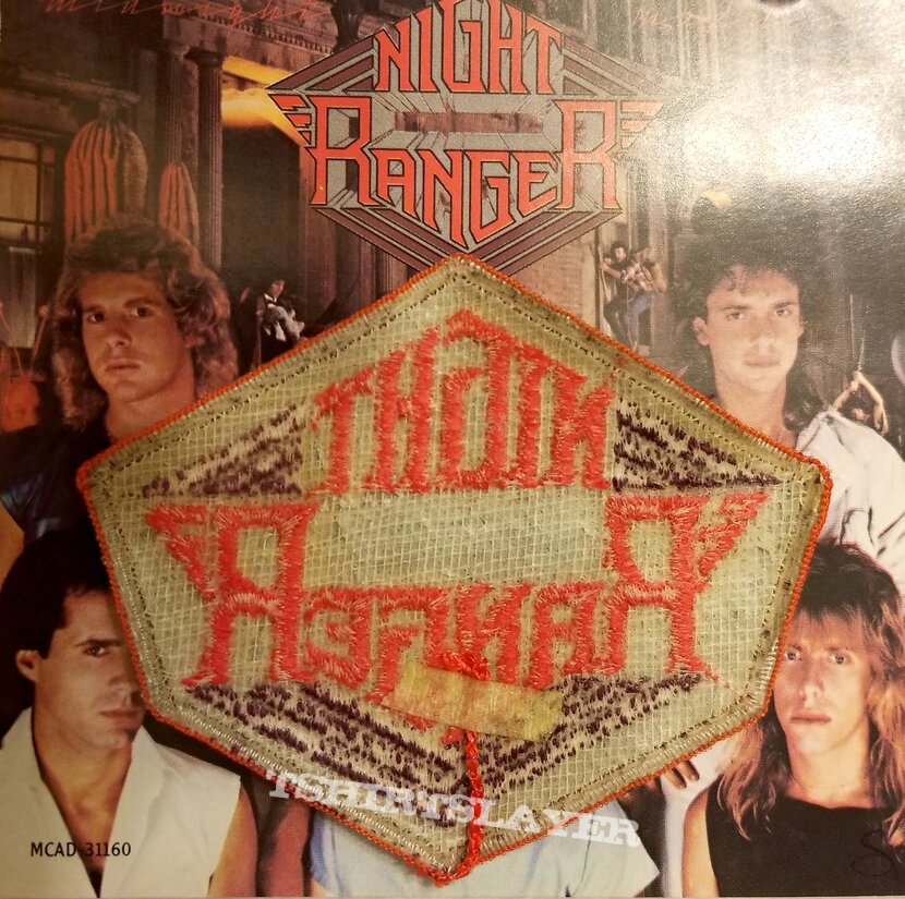 Original Night Ranger &quot;Midnight Madness&quot; Embroidered Logo Patch