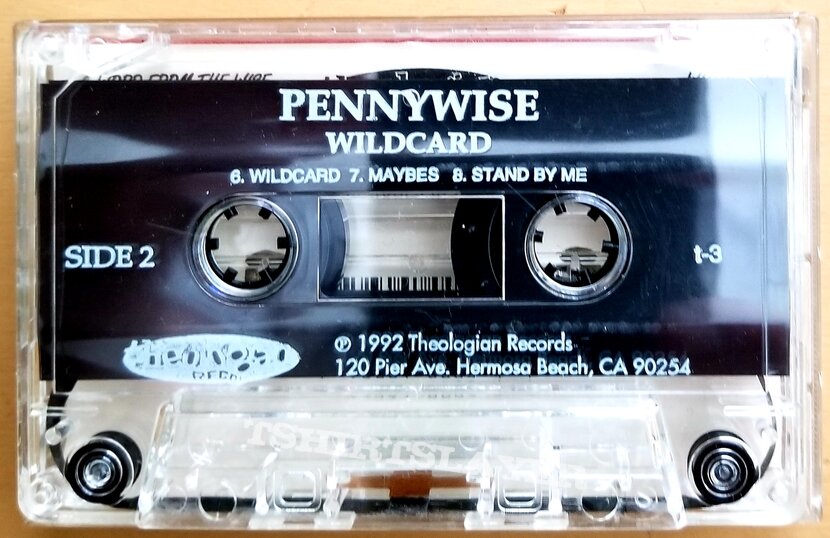 Pennywise &quot;Wildcard/A Word From The Wise&quot; Compilation Cassette Tape.