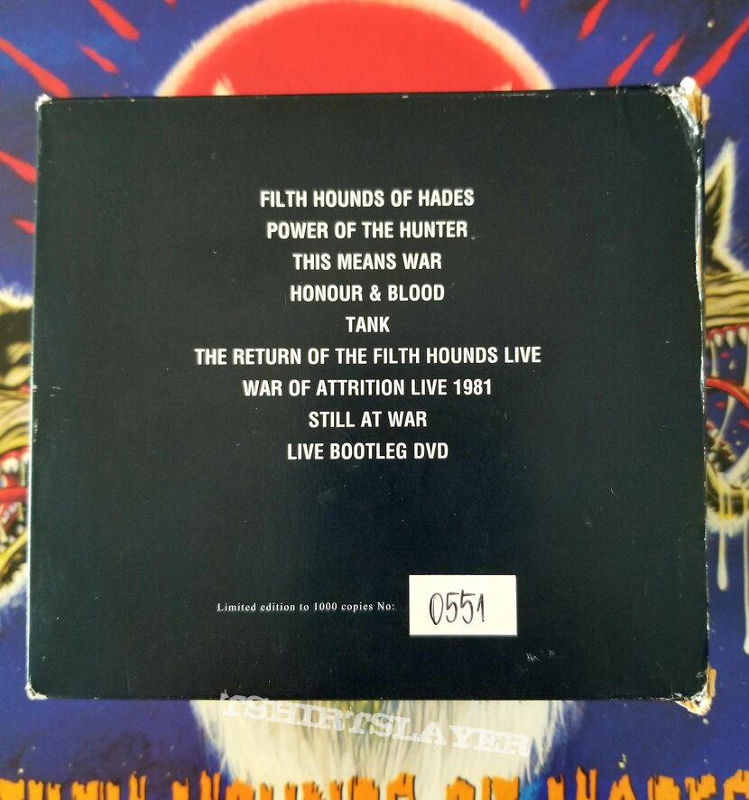 Tank &quot;The Filth Hounds Of Hades - Dogs Of War 1981 - 2002&quot; CD/DVD Box Set