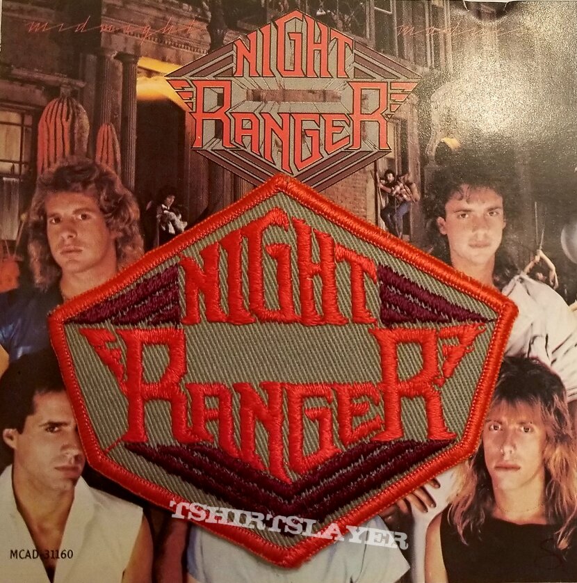 Original Night Ranger &quot;Midnight Madness&quot; Embroidered Logo Patch