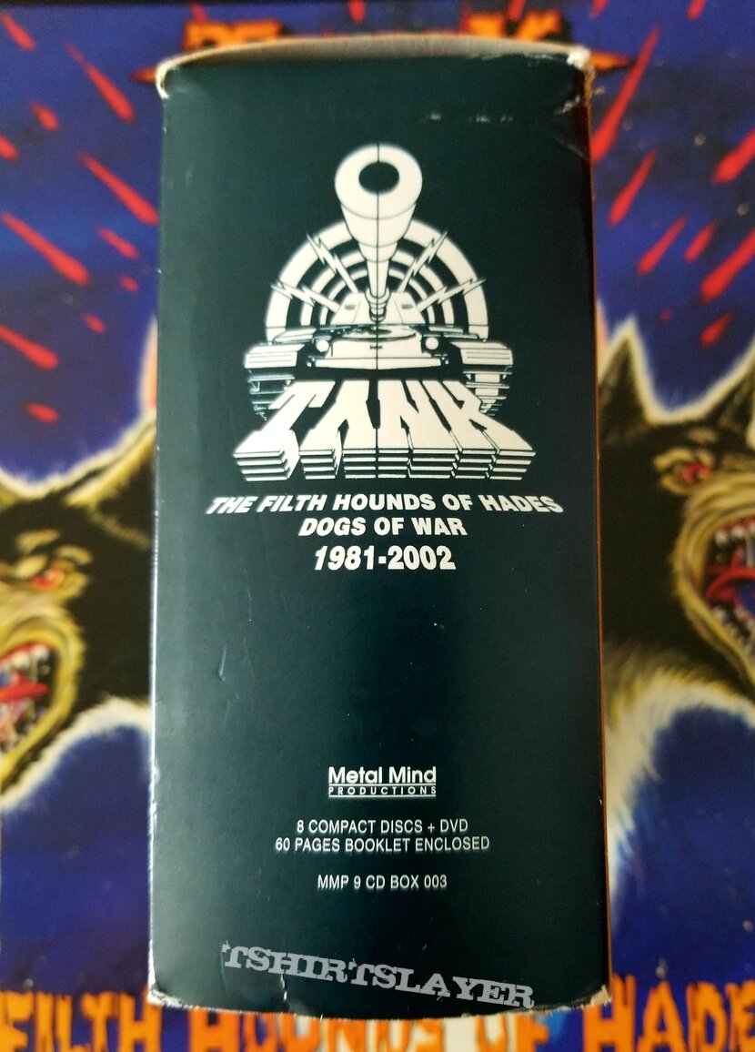 Tank &quot;The Filth Hounds Of Hades - Dogs Of War 1981 - 2002&quot; CD/DVD Box Set