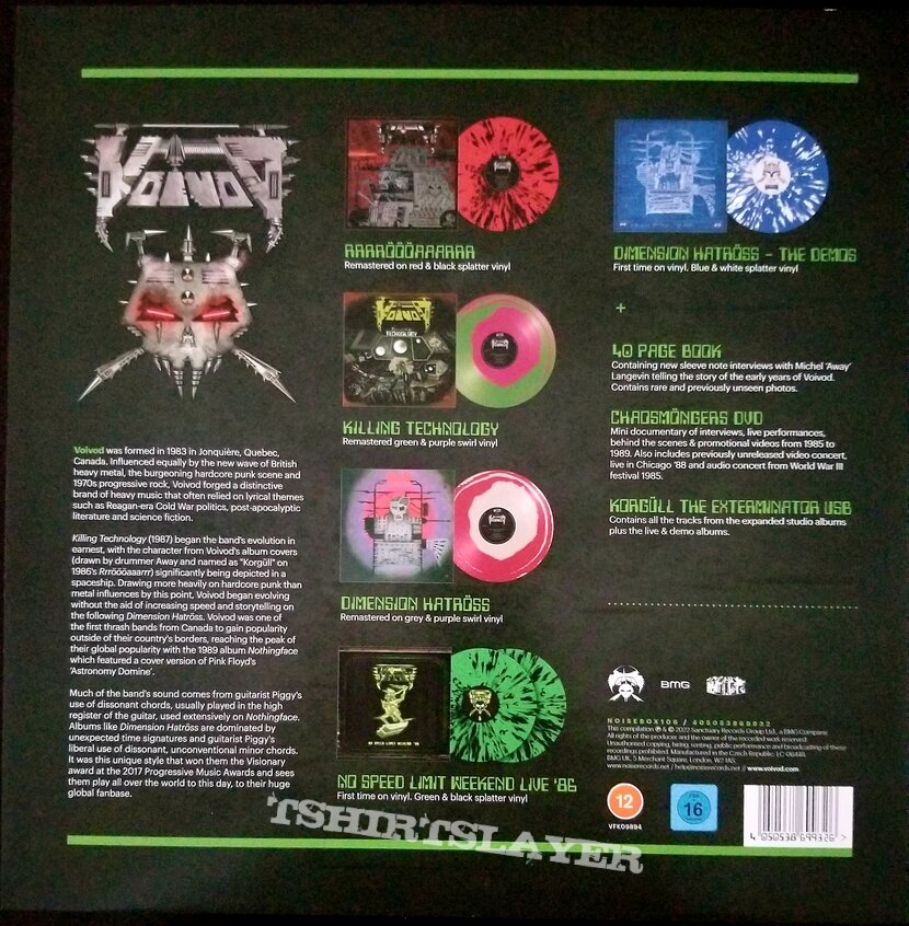 Voivod &quot;Forgotten In Space&quot; Box Set