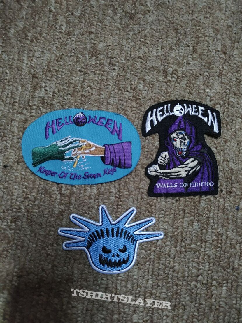 Helloween patch collection.