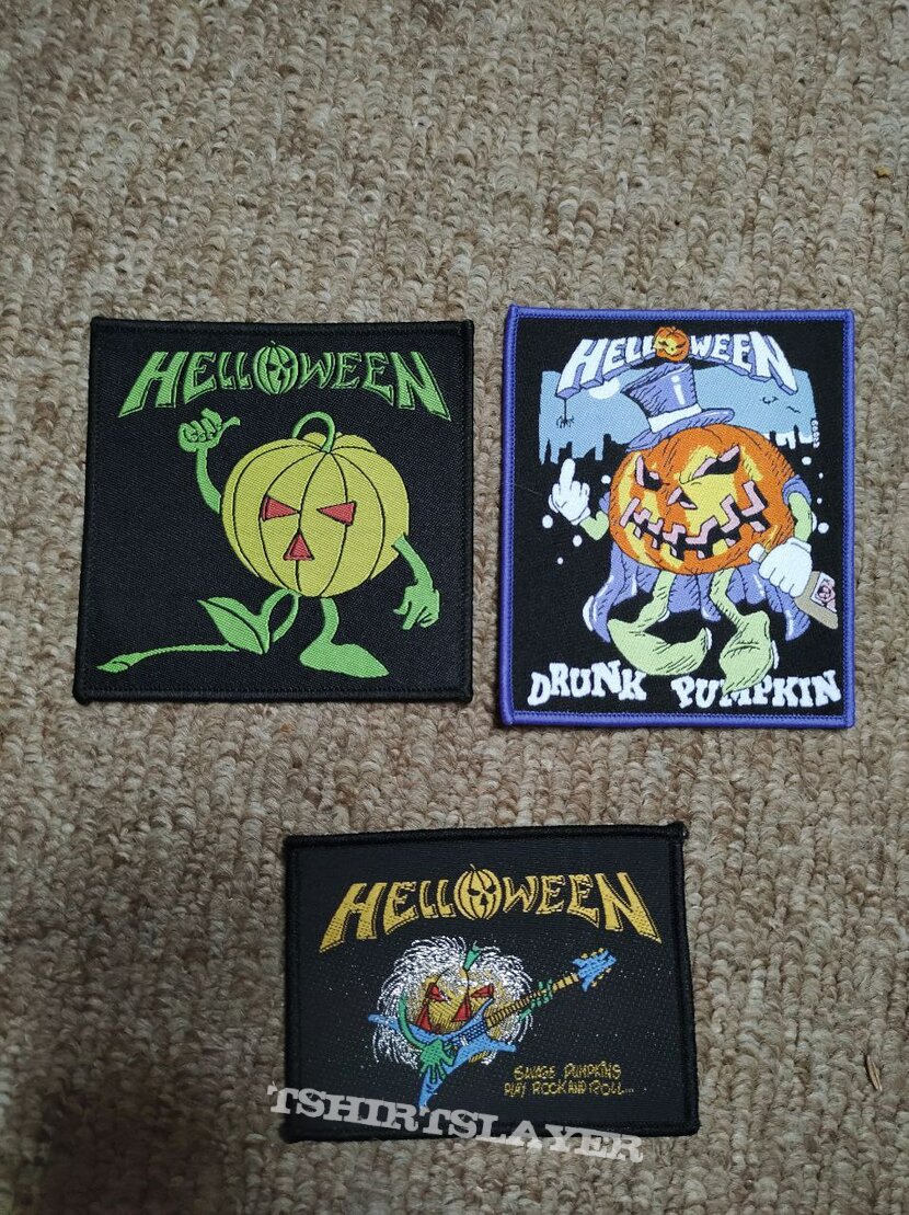 Helloween patch collection.