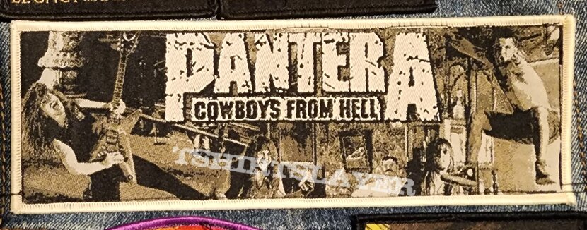 Pantera cowboys from hell strip patch PTPP