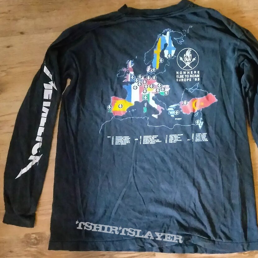 Metallica - Nowhere Else to Roam Europe Tour 93&#039;