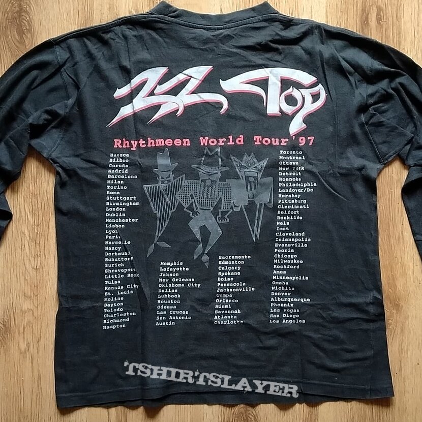 ZZ Top - Rhythmeen World Tour &#039;97 Longsleeve