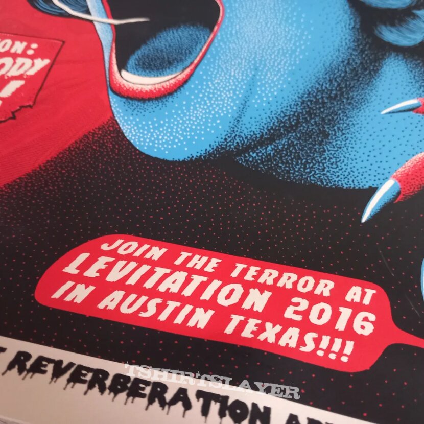 Uncle Acid &amp; the Deadbeats - 2016 Austin Texas Poster 180/200