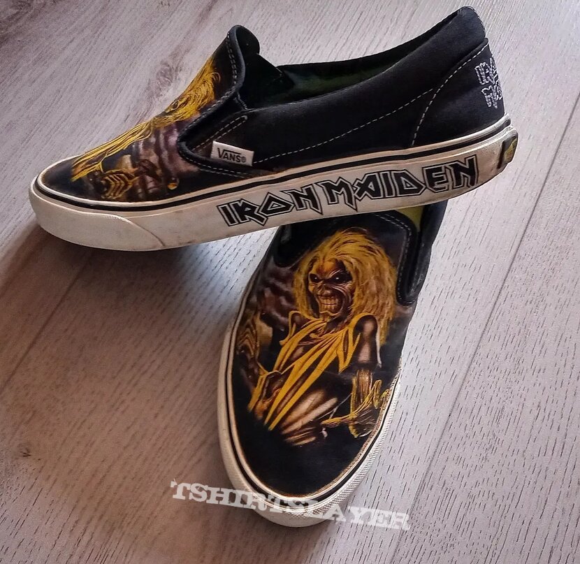 Iron Maiden - Killers Vans Slip-ons | TShirtSlayer TShirt and BattleJacket  Gallery