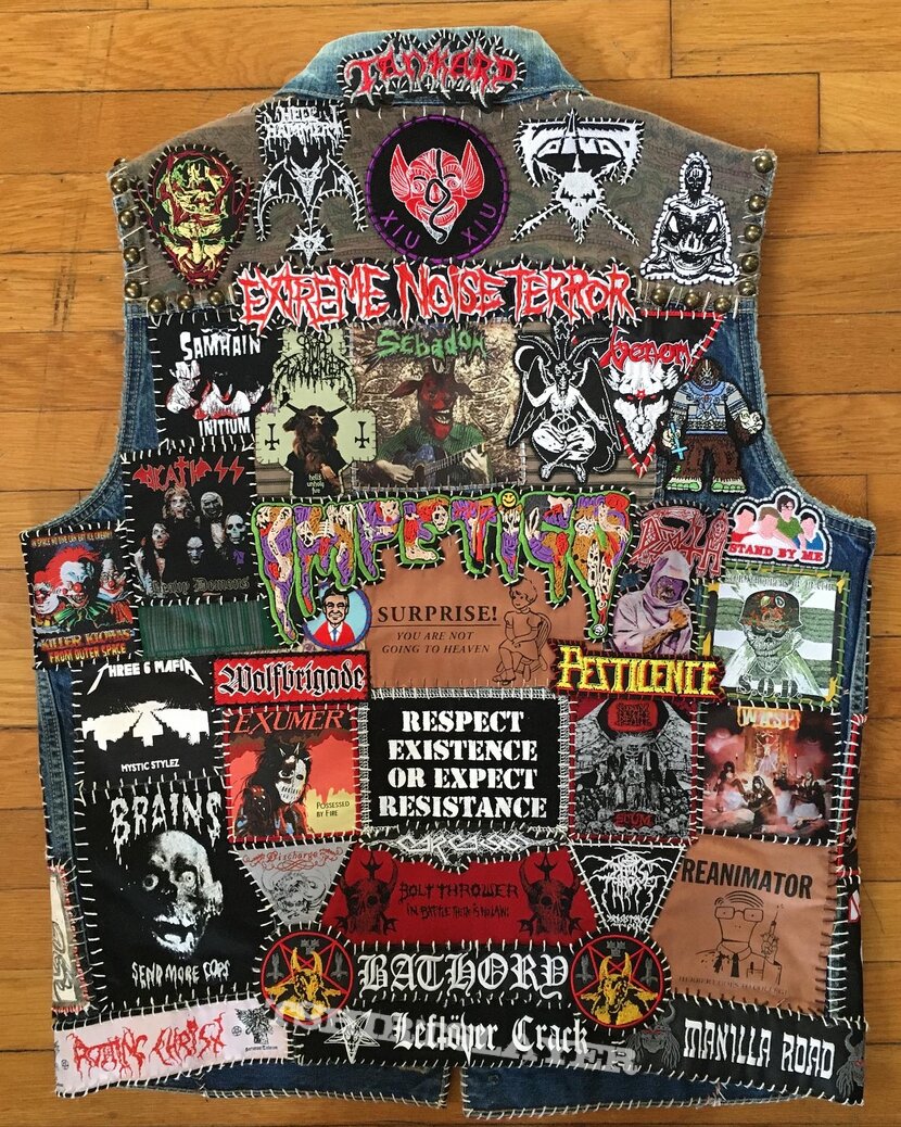 Impetigo Full coverage assorted genre Battle Jacket vest Kutte