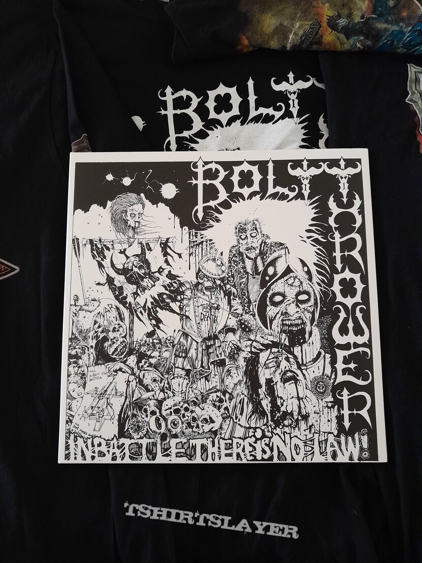 Bolt Thrower and Memoriam, vinyl, cd and tape colection. 