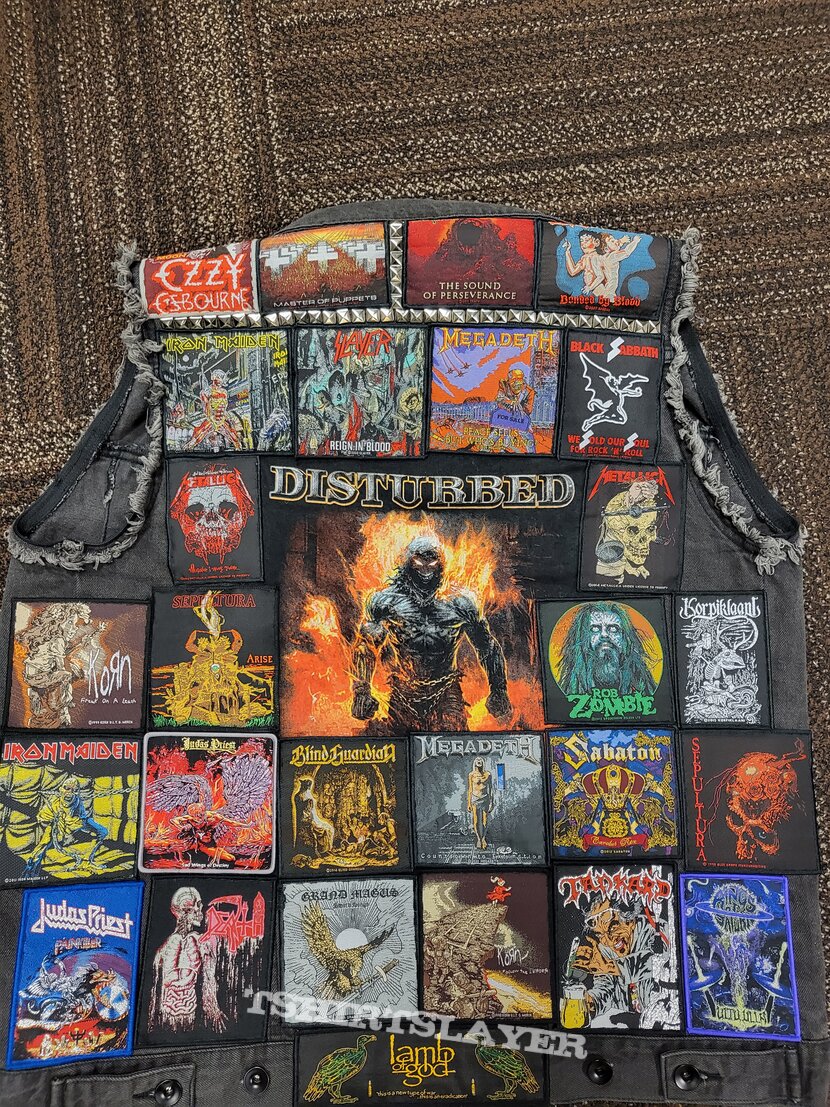 Disturbed My 2nd Battle Jacket (WIP)