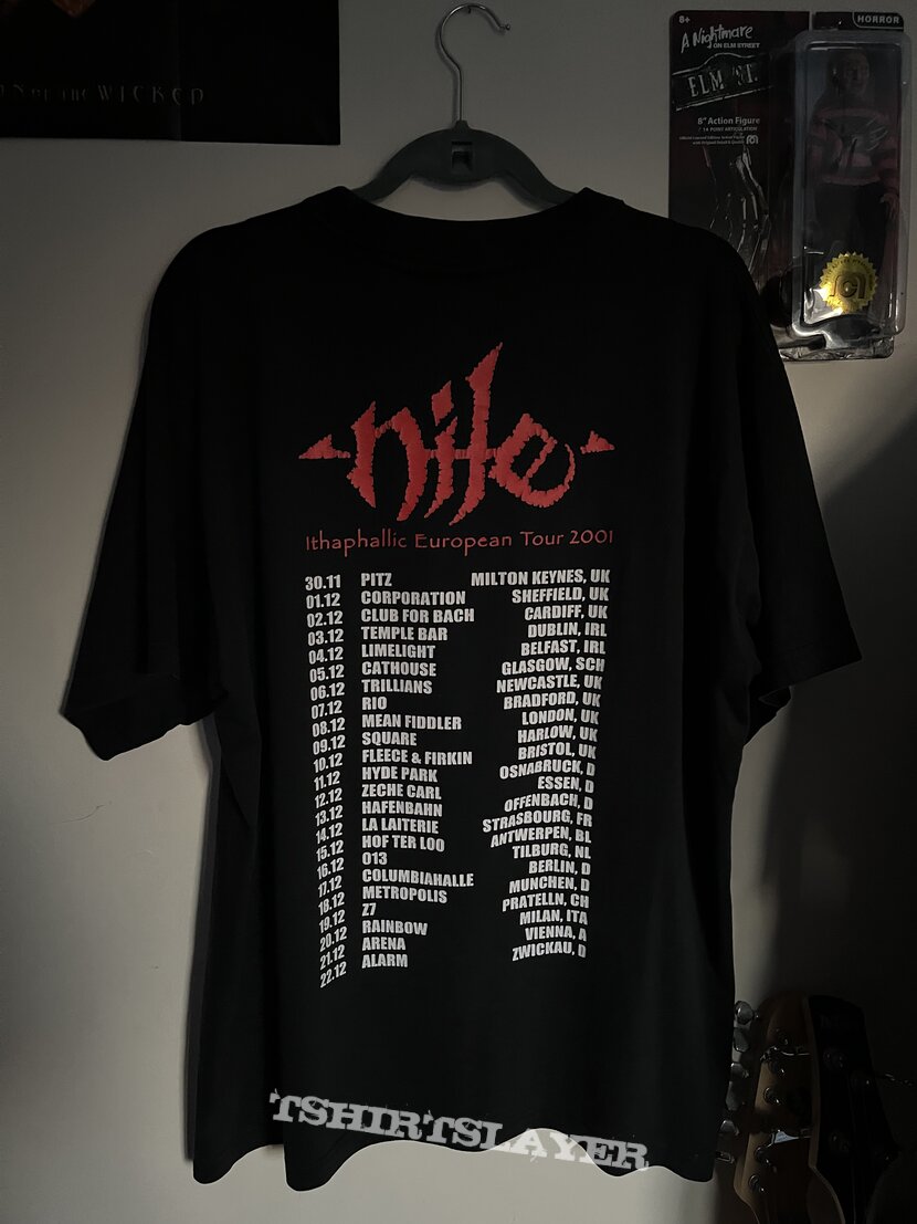 Nile 2001 tour shirt 