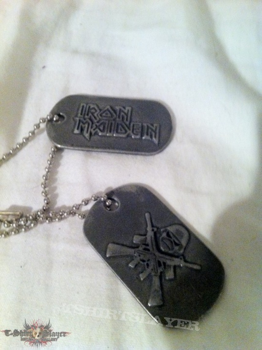 Other Collectable - Iron maiden A matter of life and death dog tags.