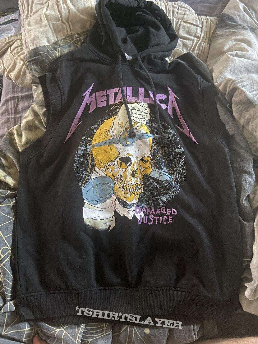 Metallica Sleevless Hoodie