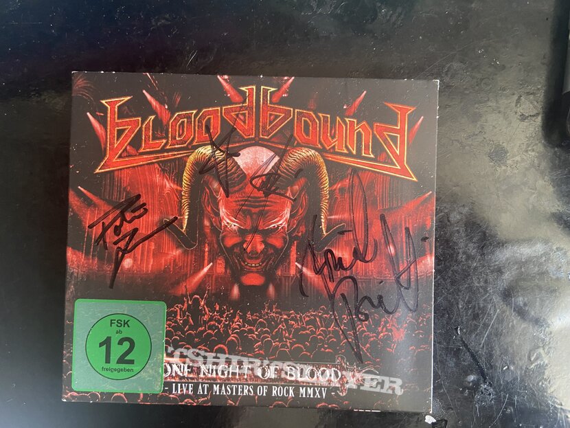 Bloodbound - One Night in Blood signed digipak