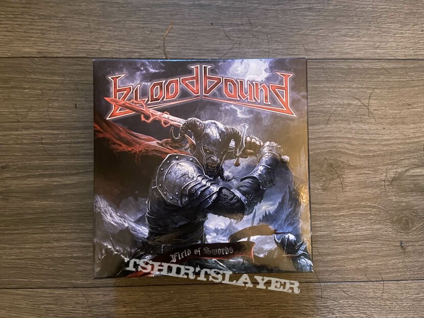 Bloodbound - Field Of Swords CD boxset with signed picture