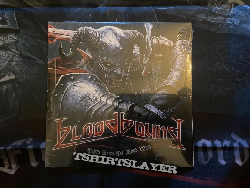 Bloodbound - Field Of Swords CD boxset with signed picture