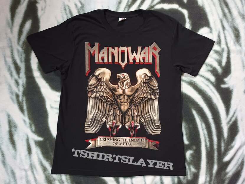 Manowar &#039;Crushing The Enemies Of Metal&#039; Anniversary Tour 2023 Shirt
