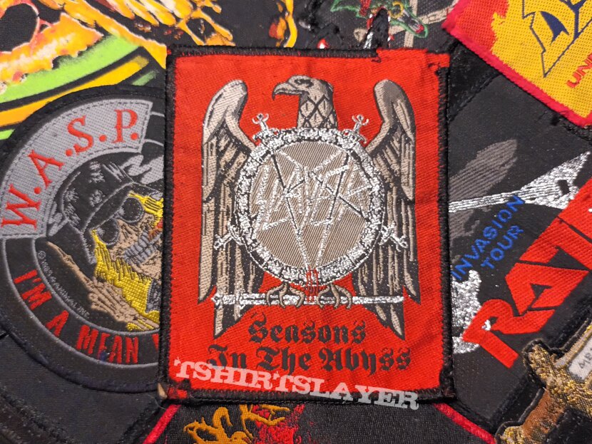 Slayer &#039;Seasons In The Abyss&#039; Silver Eagle Patch