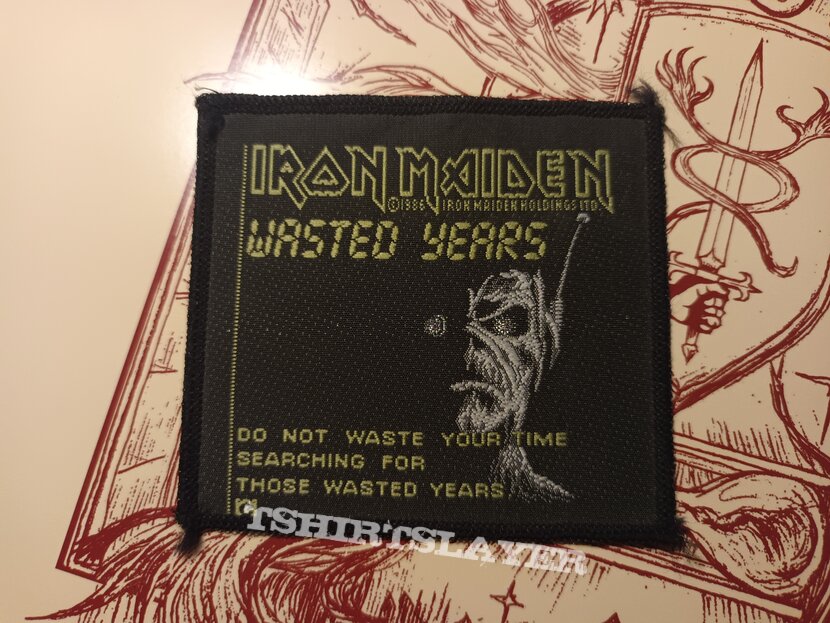 Iron Maiden Wasted Years 1986 Patch