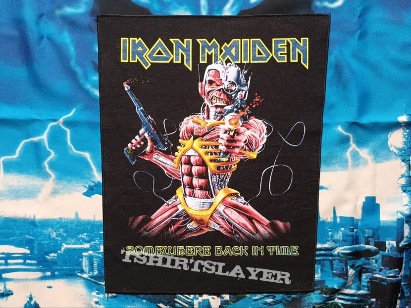 Iron Maiden &#039;Somewhere Back In Time&#039; Backpatch 2011