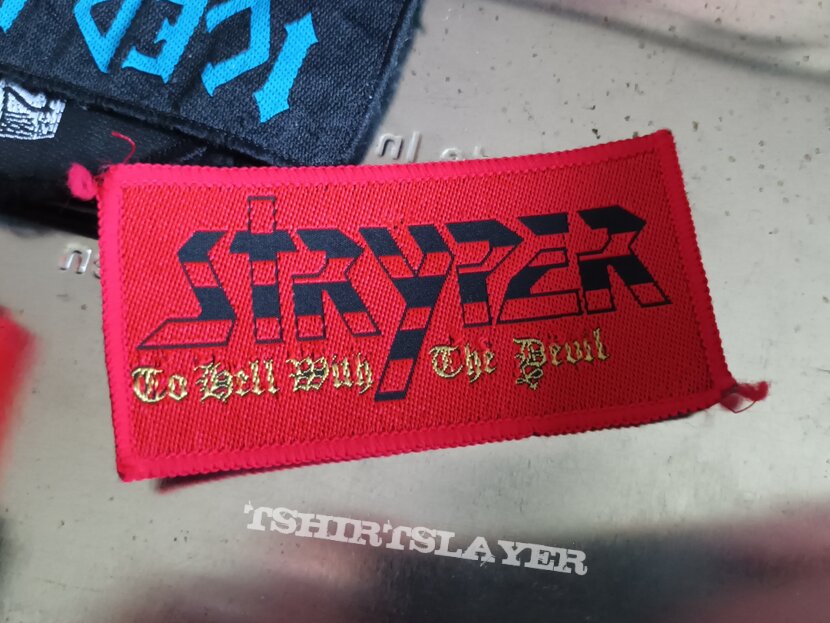 Stryper &#039;To Hell With The Devil&#039; Red Border Patch