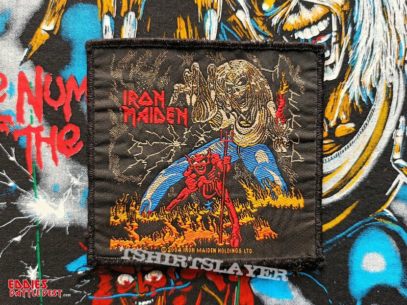 Iron Maiden &#039;The Number Of The Beast&#039; Woven Patch 2004